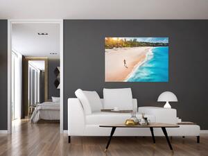 Obraz piesočné pláže - obrazy do bytu (Obraz 60x40cm)