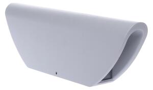 EUlight Exteriérové nástenné LED svietidlo Brick, 1x LED 6w, biela