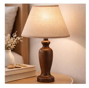 Stolná lampa AMFORA 1xE27/60W/230V tmavohnedá/buk