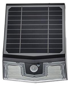 Ecolamp Exteriérové solárne nástenné LED svietidlo Solar, 1x LED 7w, čierna, pohybový senzor