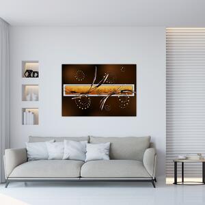 Abstraktný obraz do izby (Obraz 60x40cm)