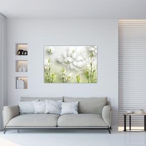 Moderný obraz - kvety (Obraz 60x40cm)