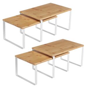 Set 4 kuchynských políc KCS010N01