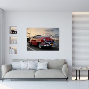 Obraz červeného auta (Obraz 60x40cm)