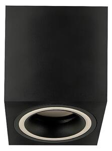 Rabalux 71163 - Bodové svietidlo KOBALD 1xGU10/25W/230V hranatý čierna