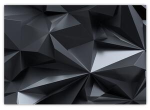 Čiernobiely obraz - abstrakcie (Obraz 60x40cm)