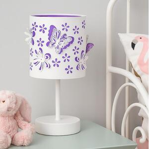 ONLI - Detská lampička TITILLA 1xE14/6W/230V 22 cm fialová/biela
