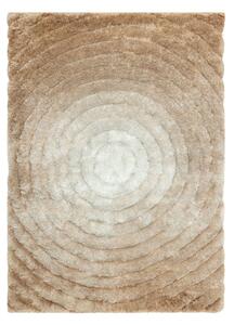 Dywany Łuszczów Kusový koberec Flim 008-B1 Circles beige - 80x150 cm