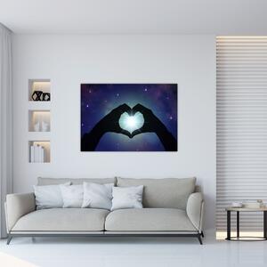 Obraz - srdce s energiou (Obraz 60x40cm)