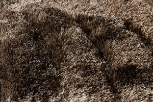 Dywany Łuszczów Kusový koberec Flim 008-B7 Circles brown - 80x150 cm
