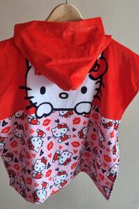 TipTrade Detské pončo 55x110 cm - Hello Kitty Najroztomilejší na svete