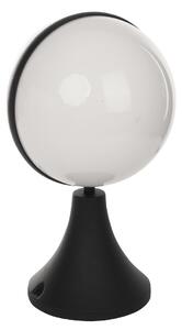 Exteriérová lampa, 1x biele PVC tienidlo