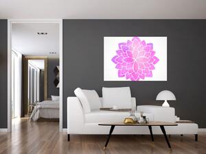 Obraz: ružová mandala (Obraz 60x40cm)