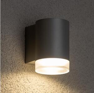 Brilagi - Vonkajšie nástenné svietidlo MATERA 1xGU10/30W/230V šedá IP54