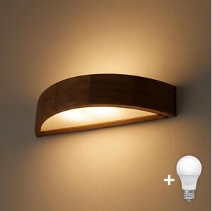 Brilagi - LED Nástenné svietidlo CARVALHO 1xE27/60W/230V dub čerešňa