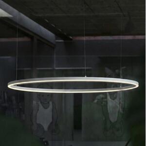 Ideal Lux - Závesné LED svietidlo na lane ORACLE SLIM LED/53W/230V 2700K priemer 90 cm biela