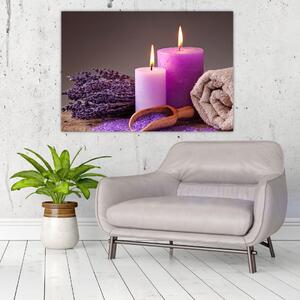 Obraz - Relax, sviečky (Obraz 60x40cm)