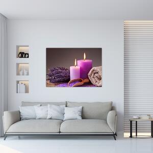 Obraz - Relax, sviečky (Obraz 60x40cm)
