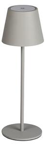 Kanlux 36326 - LED Stm. nabíjacia stolná lampa INITA LED/1,2W/1800 mAh IP54 šedá