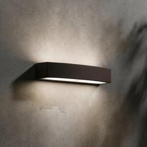 Ideal Lux - Vonkajšie nástenné svietidlo ANDROMEDA 2xE27/60W/230V IP55 hnedá