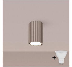Brilagi - LED bodové svietidlo CRESTO 1xGU10/10W/230V 10 cm taupe
