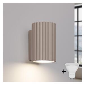 Brilagi - LED nástenné svietidlo CRESTO 1xGU10/10W/230V 10 cm taupe