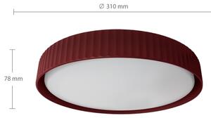 Brilagi - LED stropné svietidlo LUCIA LED/24W/230V pr. 31 cm červené