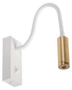 Kanlux 32518 - LED flexibilná lampička TONIL LED/3,3W/230V biela/zlatá