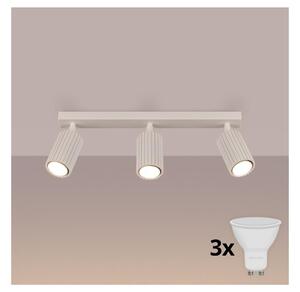 Brilagi - LED bodové svietidlo CRESTO 3xGU10/10W/230V krémové