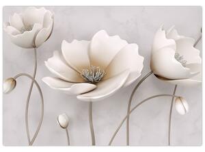Obraz bieleho kvetu (Obraz 60x40cm)