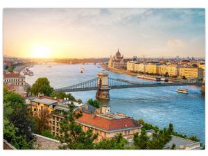 Obraz Budapešť - výhľad na rieku (Obraz 60x40cm)