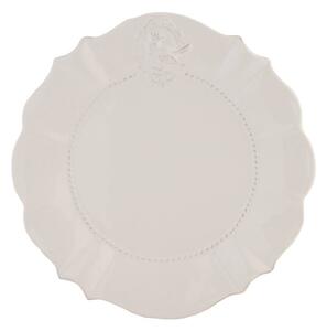 VTÁČIK tanier 21 biela keramika