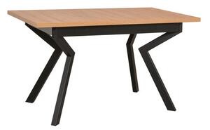 Rozkladací jedálenský stôl IKON 4 - dub artisan/čierne nohy