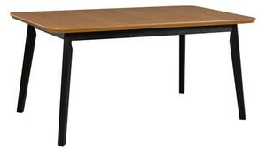Rozkladací jedálenský stôl OSLO 8 - dub prírodný/čierne nohy