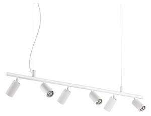 Ideal Lux - LED Luster na lanku DYNAMITE 6xGU10/7W/230V CRI 90 biela