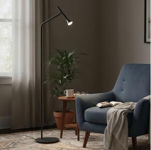 Ideal Lux - LED Stojacia lampa DIESIS LED/4,5W/230V CRI 95 čierna