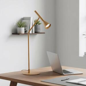 Ideal Lux - LED Stmievateľná stolná lampa DIESIS LED/6,5W/230V CRI 90 zlatá