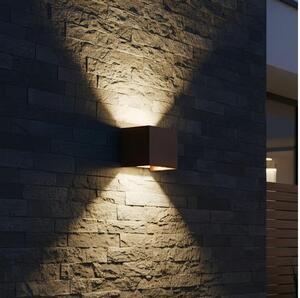 Ideal Lux - LED Vonkajšie nástenné svietidlo ATOM LED/12W/230V IP54 hnedá