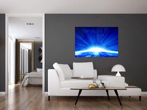 Modrý svitanie - obraz (Obraz 60x40cm)