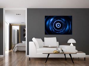 Modrý abstraktný obraz (Obraz 60x40cm)