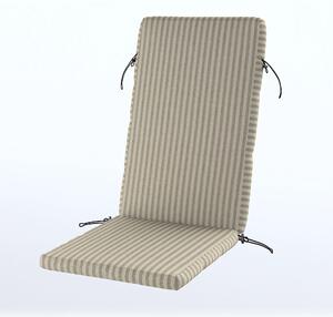 Poťah vankúša na stoličku Duvholmen 116x45cm (BONDHOLMEN, NÄMMARÖ, SJÄLLAND) farba produktu béžová látka vonkajšie, zapletaná, vzorované