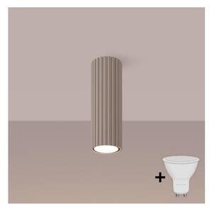 Brilagi - LED bodové svietidlo CRESTO 1xGU10/10W/230V 20 cm taupe