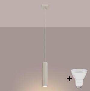 Brilagi - LED luster na lanku CRESTO 1xGU10/10W/230V krémový