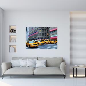 Moderný obraz - žlté taxi (Obraz 60x40cm)