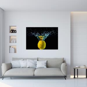Obraz citrónu vo vode (Obraz 60x40cm)