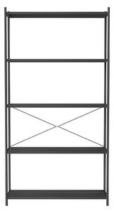 FERM LIVING Policová zostava Punctual, Anthracite / 5 (výška 184 cm)