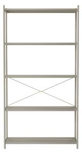 FERM LIVING Policová zostava Punctual, Light Grey / 5 (výška 184 cm)