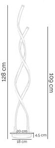 ONLI - LED Stojacia lampa DAFNE LED/38W/230V 4000K čierna