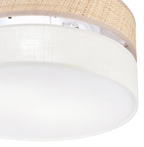 Stropné svietidlo SIRJA DOUBLE BOHO 2xE14/15W/230V priemer 35 cm béžová/krémová