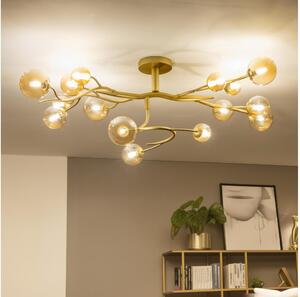 Brilagi - LED Prisadený luster MISTEL 15xG9/3W/230V zlatá